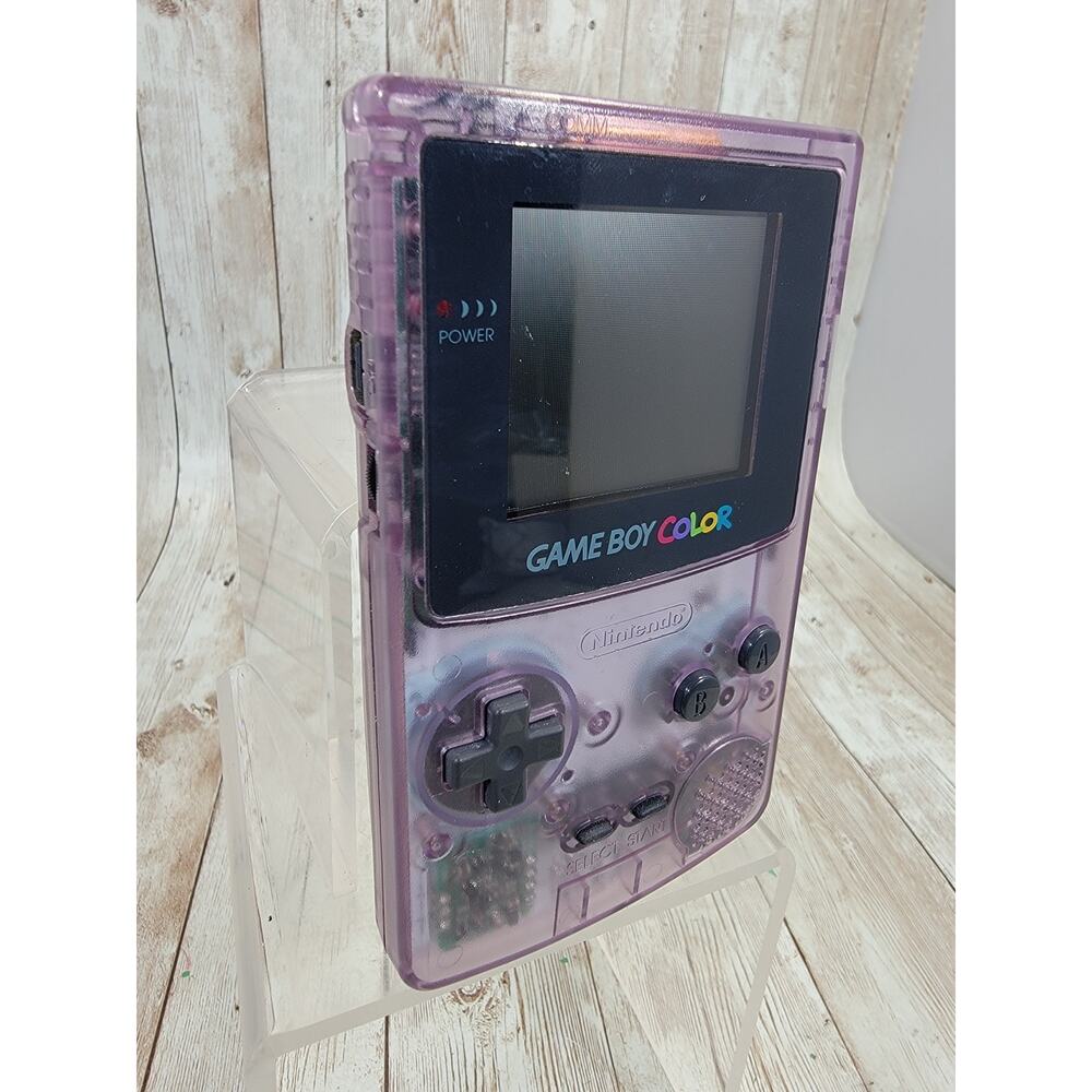 Nintendo Game Boy Color Handheld System Tested & Works Atomic Purple - Picture 3 of 8